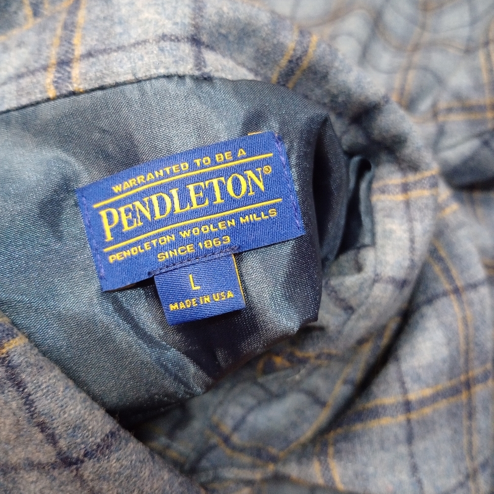 Pendleton Plaid Wool Flannel - image 3